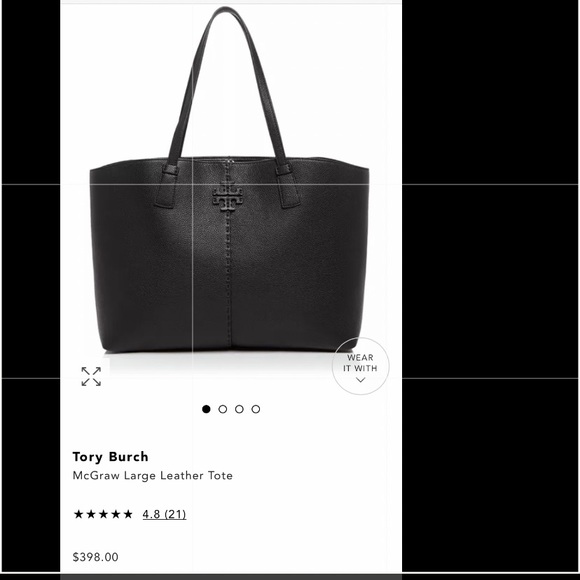 🎊 🎉 Tory Burch Tb McGraw LARGE 👜 - Picture 12 of 13